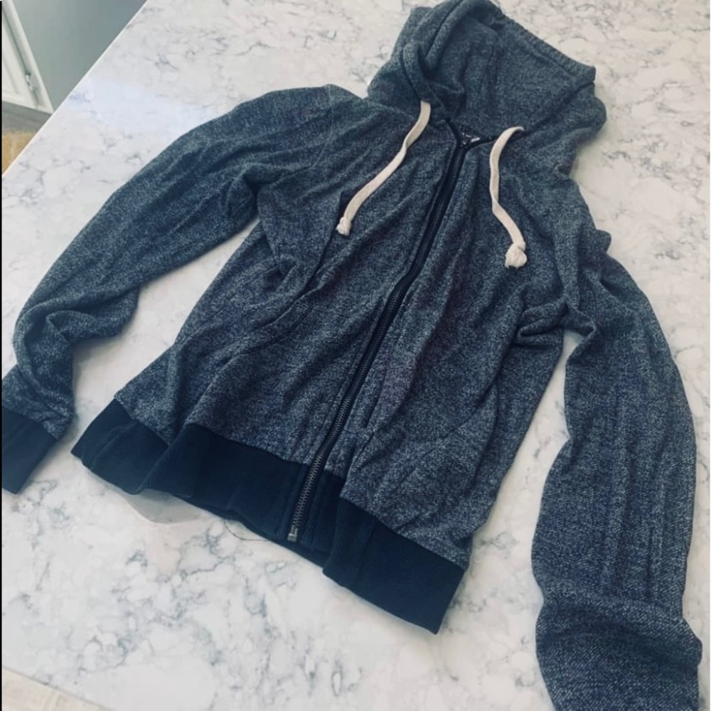 Lightweight Zip Up Sweatshirt